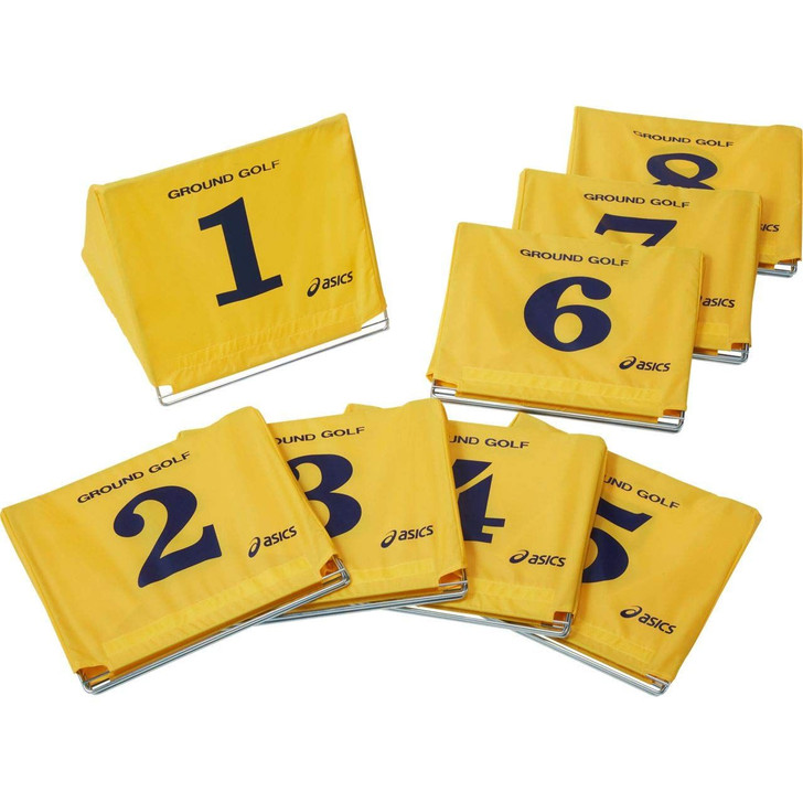 Asics Ground Golf Large Start Display Board Set 3283A027 Yellow 0108