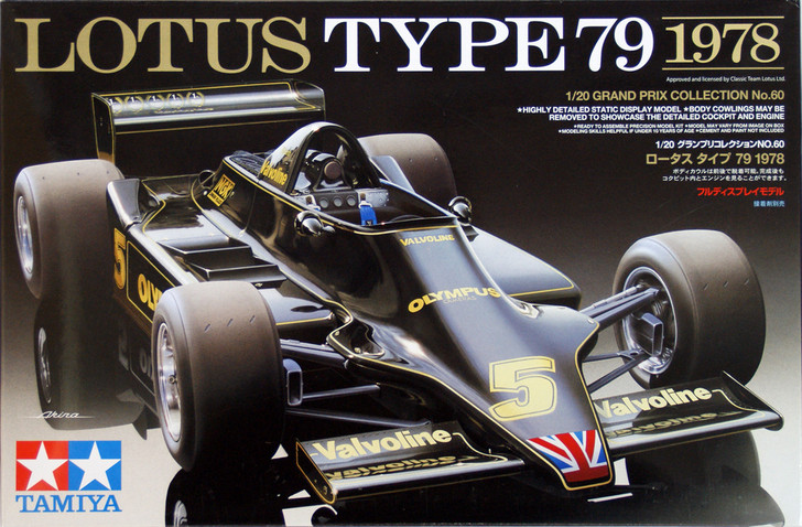 Tamiya 20060 Lotus Type 79 1978 1/20 Scale Kit (4950344200603)