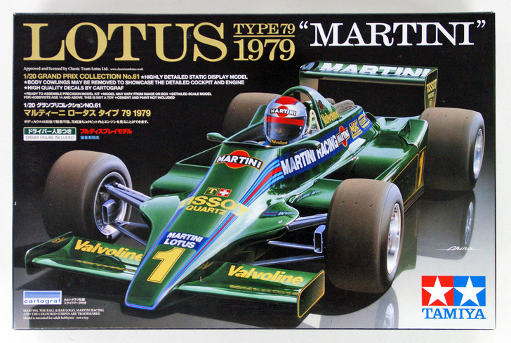 Tamiya 20061 Lotus Type 79 1979 "MARTINI" 1/20 Scale Kit