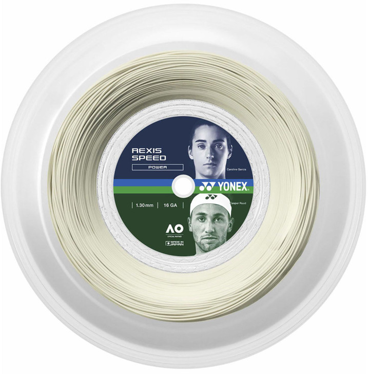 Yonex Hard Tennis String Gut Lexis Speed 130 200m White 011 1.30mm TRSP130R2