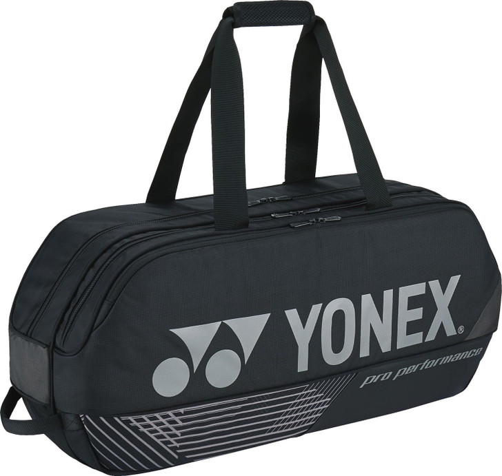 Yonex Tennis Badminton Racket Bag Tournament Bag Holds 2 Rackets Black