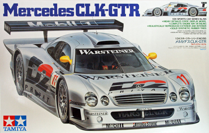 Tamiya 24195 Mercedes CLK-GTR 1/24 Scale Kit - Plaza Japan