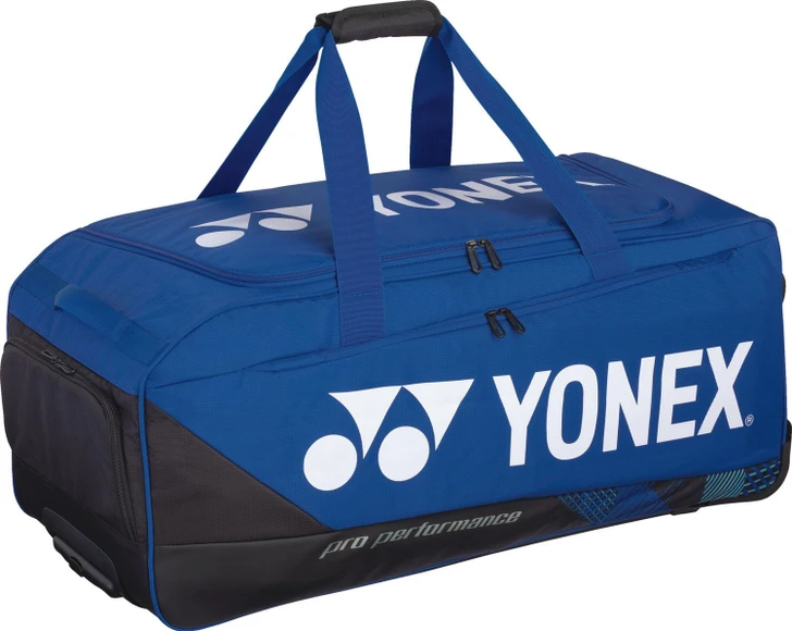 Yonex Tennis Badminton Racket Bag Caster Bag Holds 3 Rackets Cobalt Blue