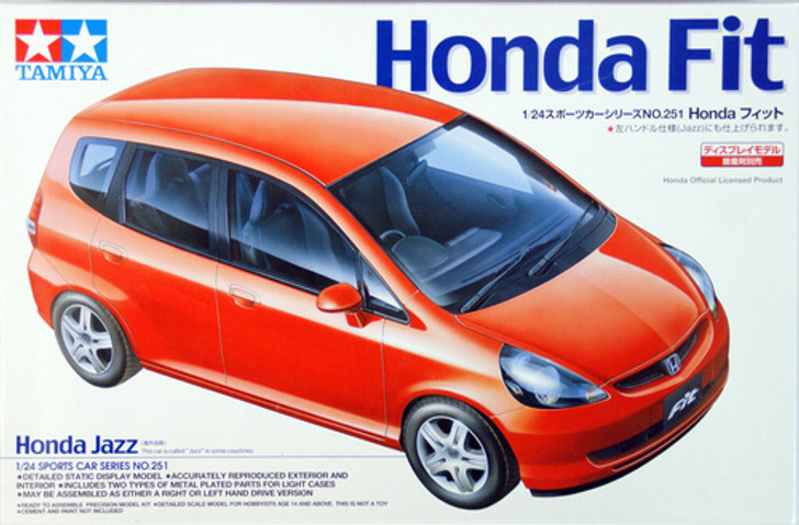 Tamiya 24251 Honda Jazz (Fit) 1/24 Scale Kit