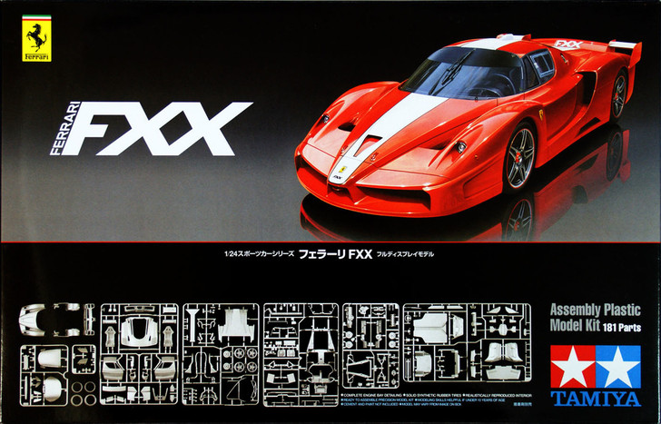 TAMIYA Ferrari FXX 1/24 プラモデルキット Ferrari FXX K - Tamiya 24343 | kingshobby.com
