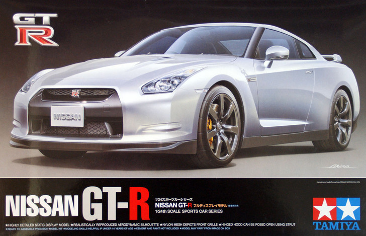 Tamiya 24300 Nissan GT-R (R35) 1/24 Scale Kit (4950344243006)