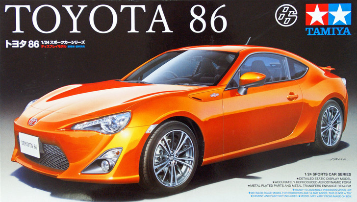 Tamiya 24323 Toyota 86 1/24 scale kit (4950344243235)