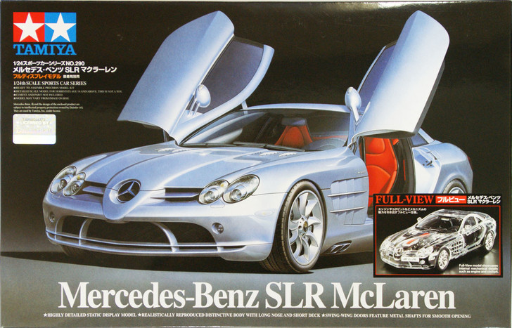 Tamiya 24331 Mercedes Benz SLR McLaren Full View 1/24 Scale Kit (4950344243310)