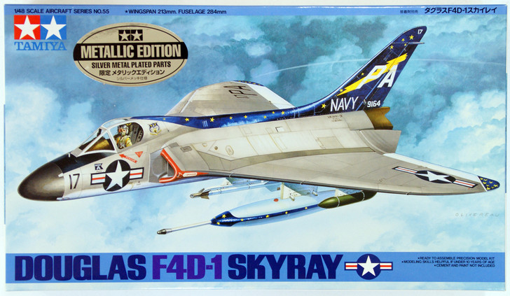 Tamiya 25113 Douglas F4D-1 Skyray 1/48 Scale Kit (4950344251131)