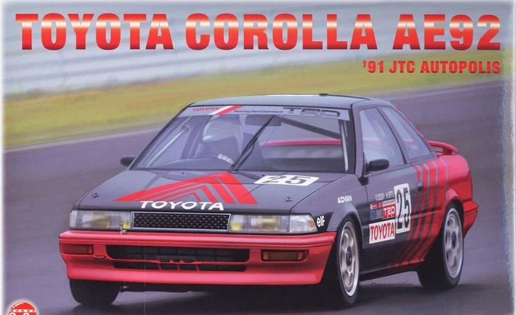Platz Scale 1/24 Racing Series Toyota Corolla Levin AE92 Group A 1991 Autopolis