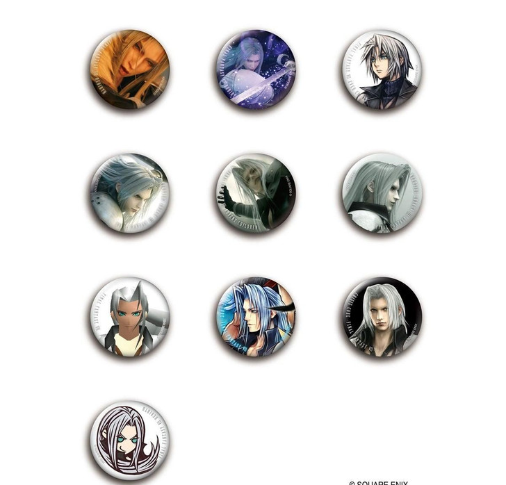 Final Fantasy VII Can Badge Collection Sephiroth Vol. 2 (set Of 10)