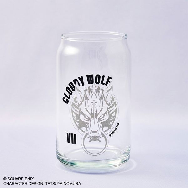 Square Enix Final Fantasy VII Advent Children: Can-Shaped Glass Cloudy Wolf (reissue)