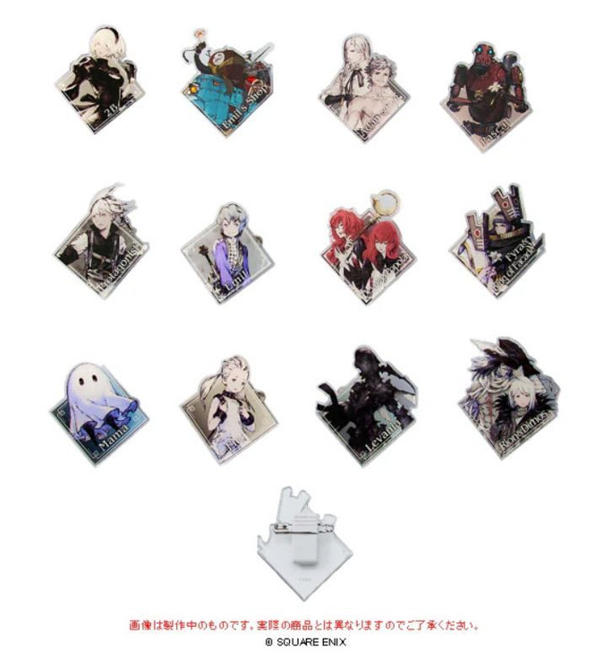 Nier Series Acrylic Badge Collection Vol. 1 12 Piece Set
