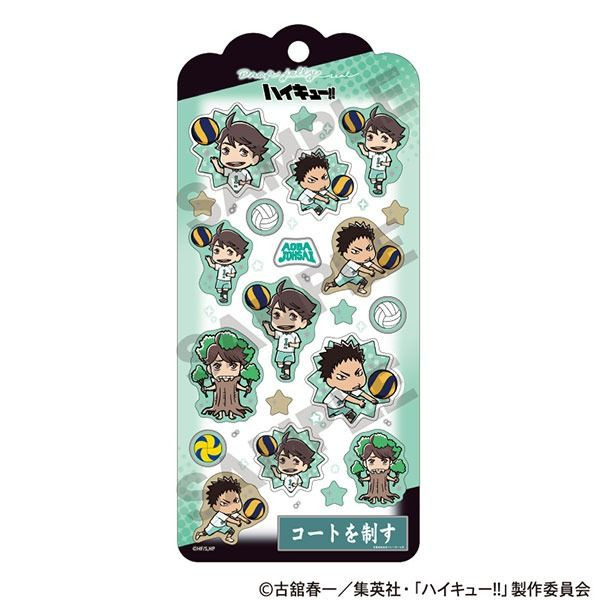 Haikyu!! Drop Jelly Sticker Aoba Johsai High School Stickers