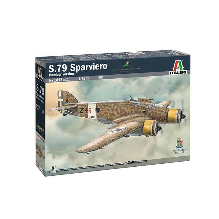 Platz 1/72 WW.II Italian Air Force SM.79 Sparviero Bomber