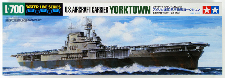 Tamiya 31712 US Aircraft Carrier YORKTOWN 1/700 Scale Kit