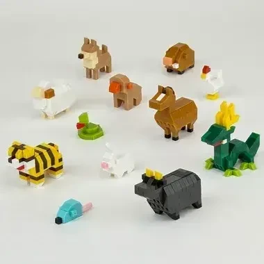  Kawada NBH_271 Nanoblock Mini Zodiac Set 