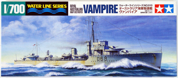 Tamiya 31910 Australian Navy Destroyer VAMPIRE 1/700 Scale Kit