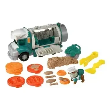  Takara Tomy Rubble And Crew Gravel Grandpa's Crew Food Truck With Sand 