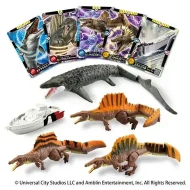 Takara Tomy Ania Jurassic World Ocean Boat Chase DX Set