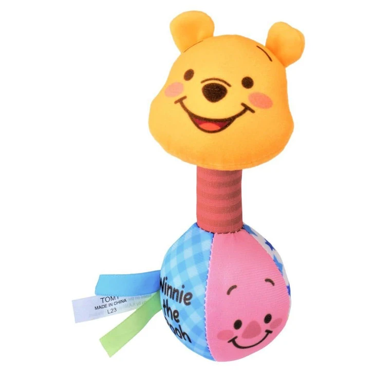 Takara Tomy Disney Baby Soft Squeeze Rattle Winnie The Pooh 