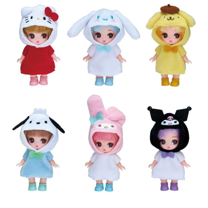  Takara Tomy Licca Chan Doll Puchi Licca Chan Sanrio Characters Collection (SINGLE RANDOM) 