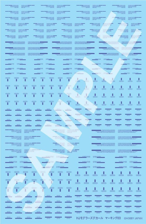  Hobby Japan HJ Modelers Decal Marking 03 
