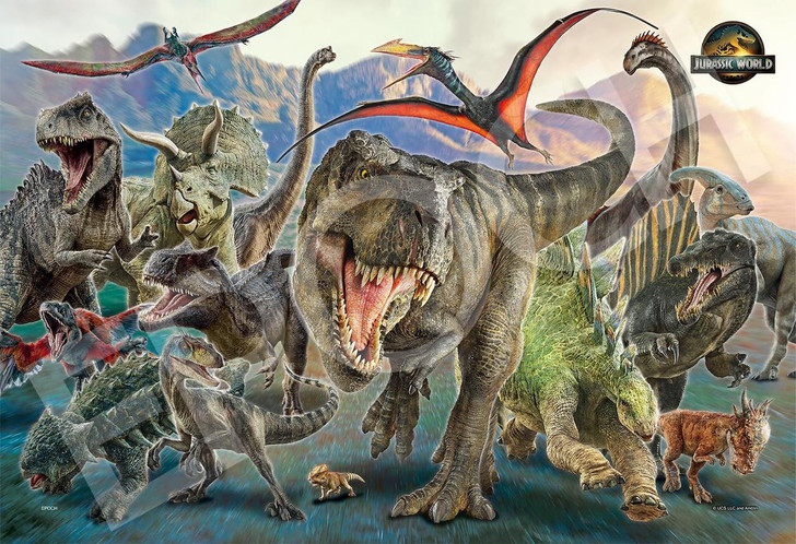 Epoch Jigsaw Puzzle Dinosaur Survival (100 Pieces) 