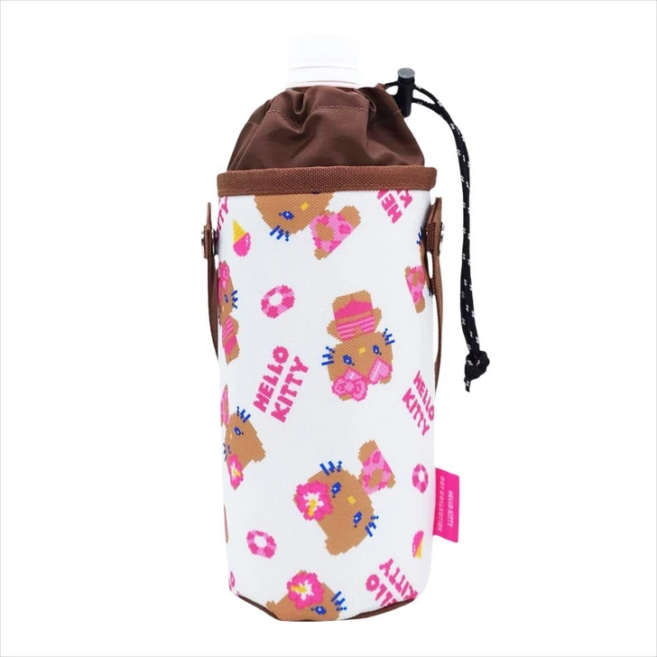 Other Hello Kitty Leopard Pop Bottle Holder Sunburn Brown 