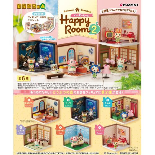  Re-ment Animal Crossing Happy Room2 6Pack BOX (FULL BOX) 
