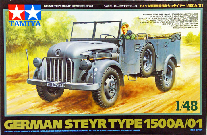 Tamiya 32549 German STEYR Type 1500A/01 1/48 Scale Kit