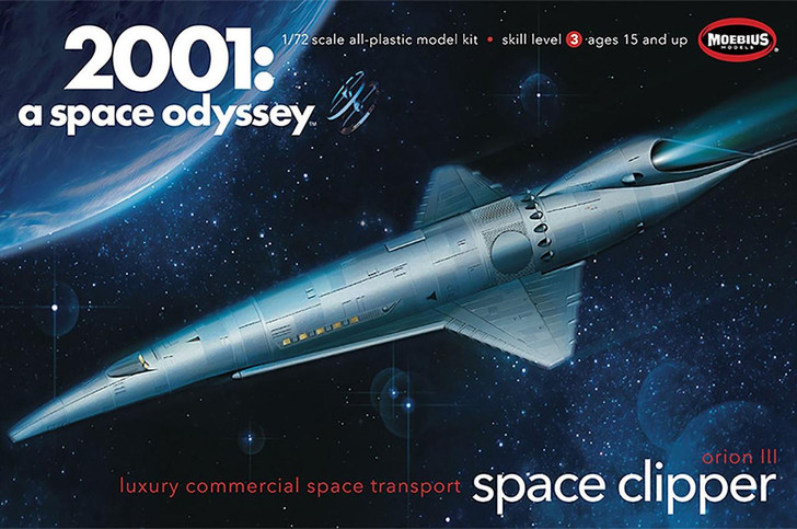  Model 1/72 Orion Space Clipper From 2001 a Space Odyssey 