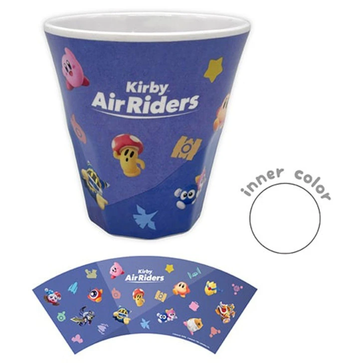  SK Japan Kirby's Air Rider Melamine Cup All Over Pattern 