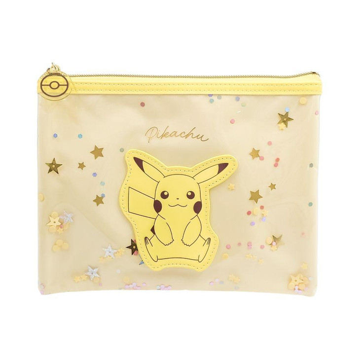  Pokemon Center Original Flat Pouch Pikachu Confetti 