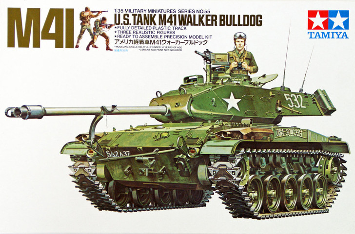 Tamiya 35055 US Tank M41 Walker Bulldog 1/35 scale kit