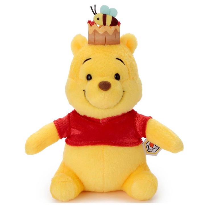 Takara Tomy Disney Pooh One Hundredth Anniversary Red Shirt Friends Size Small Pooh (Crown)