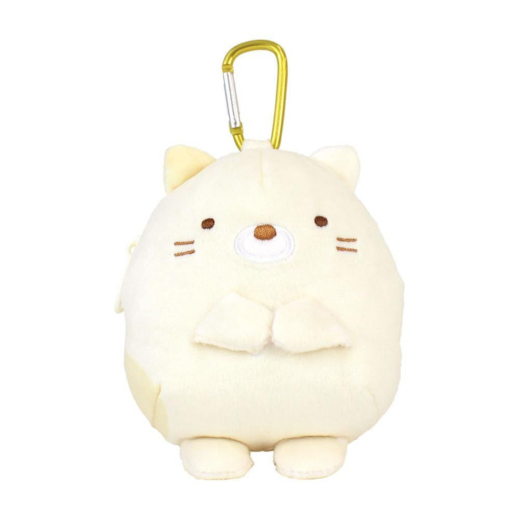 T's Factory Sumikko Plush Zipper Mascot With Carabiner Cat