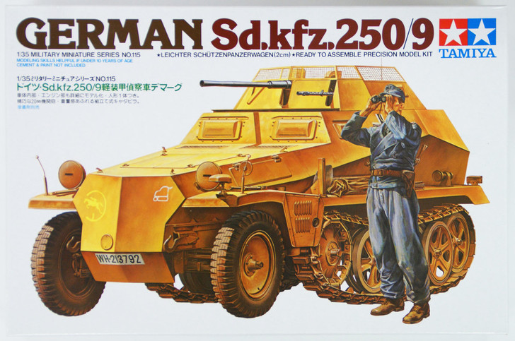 Tamiya 35115 German Sd.kfz. 250/9 1/35 Scale Kit