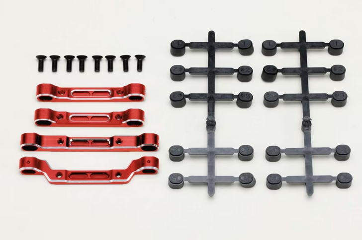 Yokomo RD-301ASR Aluminum Adjustable Suspension Mount Set Red for