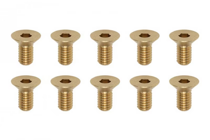 RP-042-06BA Precision Machined Brass Flat Head Screw M3 x 6mm