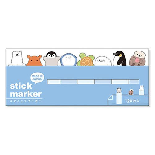 Mind Wave Stick Marker Sticky Notes (Sea Animals)
