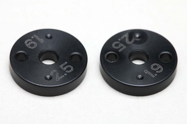 S4-S192-25 13mm Shock Piston 1.9 x 2 Holes 2.5mm 2pcs for SO2.0 and MO2.0
