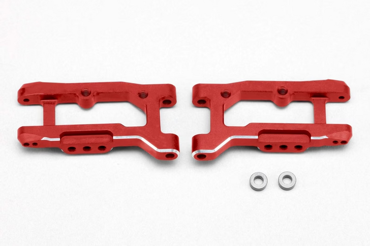 Y2-R08RAW Red Aluminum Rear Short H Arm with Weight for RD2.0 and SD2.0