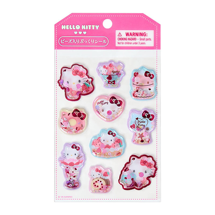 Sanrio Hello Kitty Bead Filled Puffy Sticker 226351