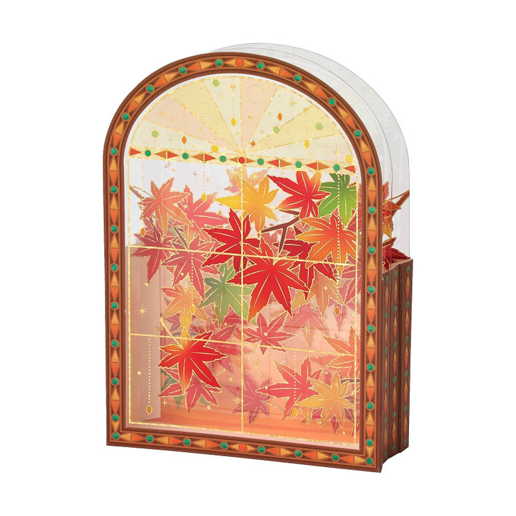 Sanrio Other Message Card Autumn Leaves By The Window JAU 13-6 466298