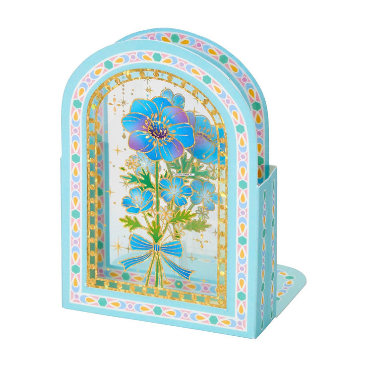 Sanrio Other Message Card Multipurpose Mini Card Stained Glass Blue MU345-6 408689