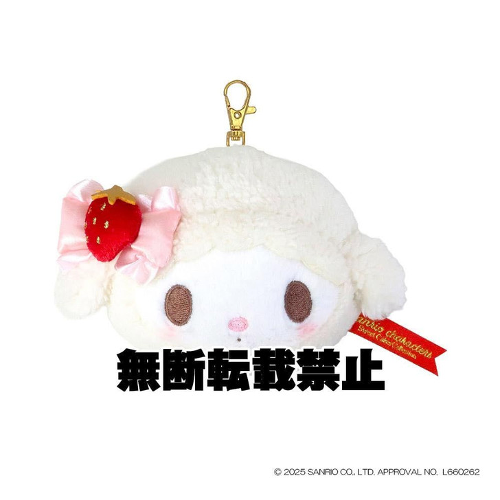 Nakajima Sanrio Strawberry Shortcake My Sweet Piano Face Pass Case