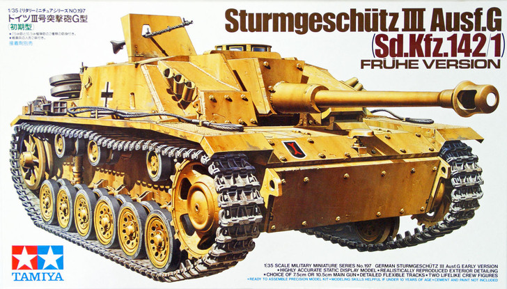 Tamiya 35197 German Sturmgeschutz III Ausf.G (Sd.Kfz.142/1) 1/35 Scale Kit