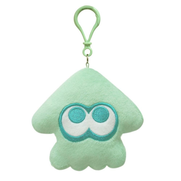 San-ei Splatoon 3 Squid Plush Mascot (Light Blue)