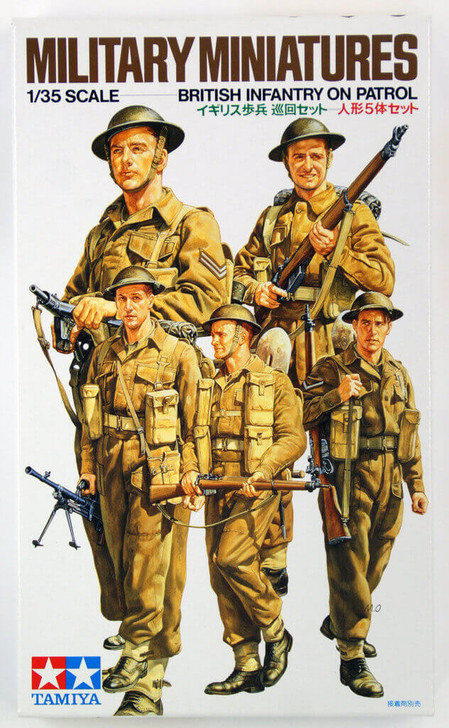 Tamiya 35223 British Infantry on Patrol 1/35 Scale Kit